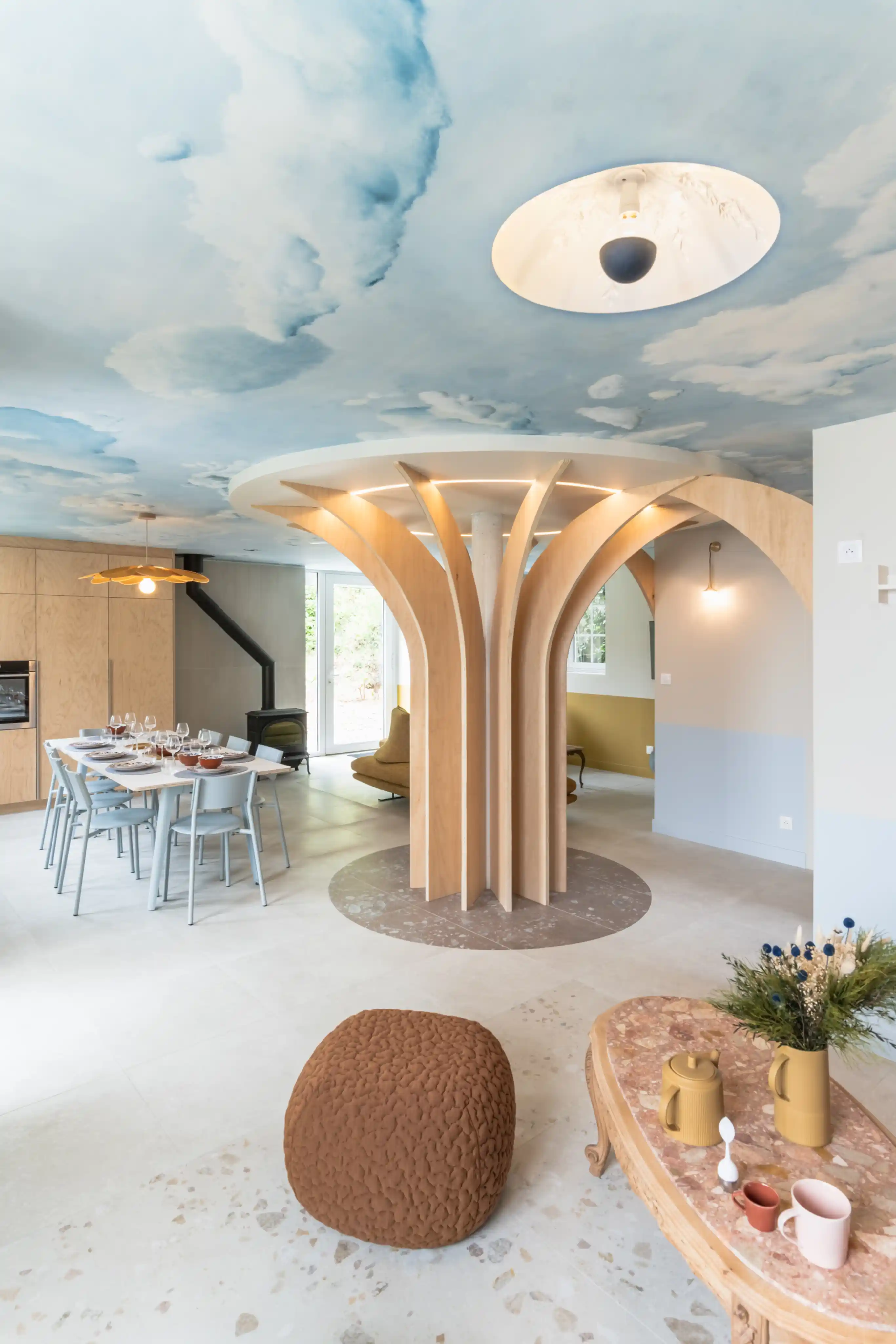 Amil M Design Architecte Dinterieur Brest 10 Arbre Au Salon