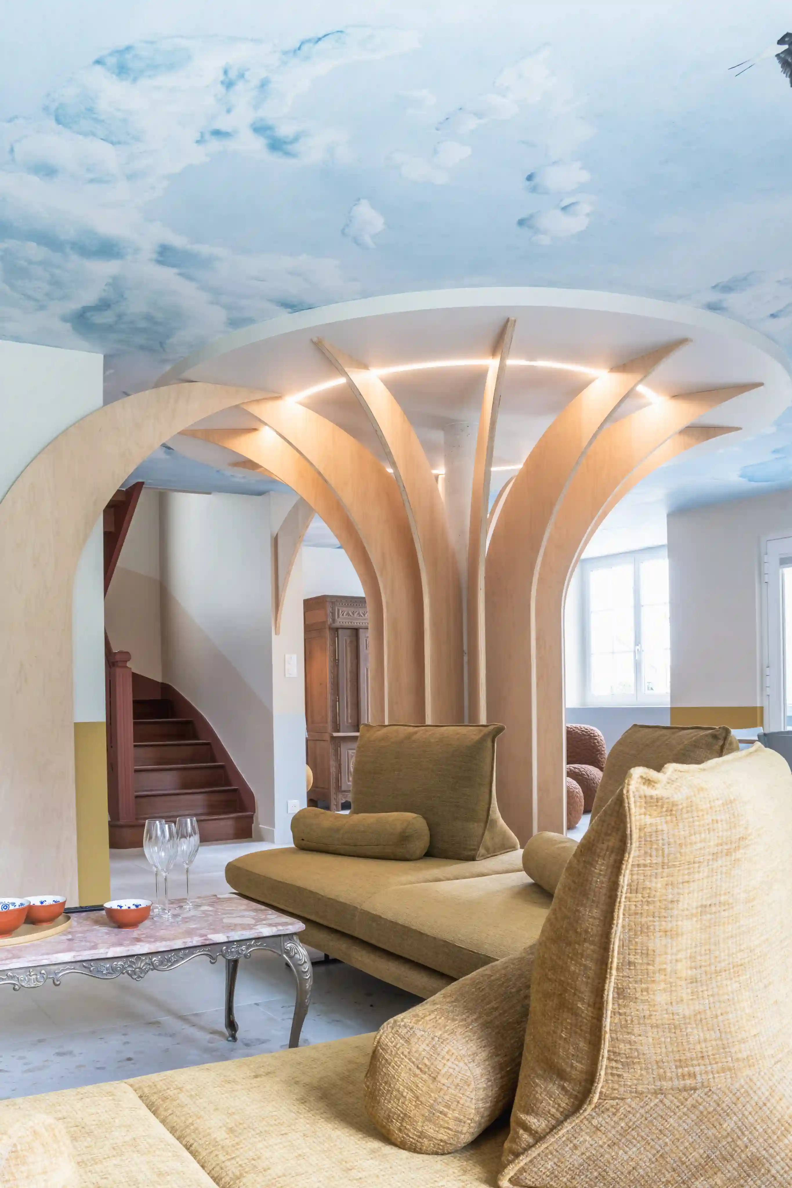Amil M Design Architecte Dinterieur Brest 2 Vue Du Canape Salon